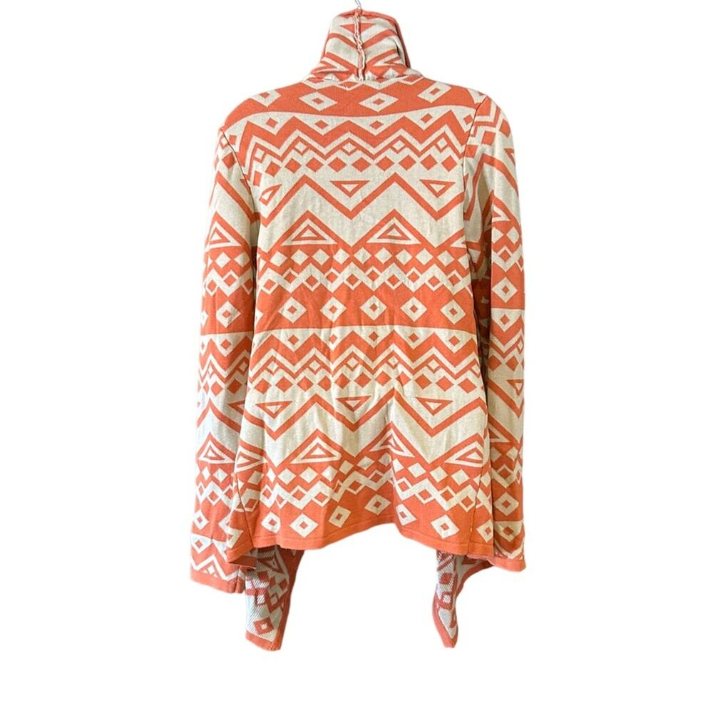 Thml Womens Size Large Tan And Rust Aztec Waterfa… - image 2